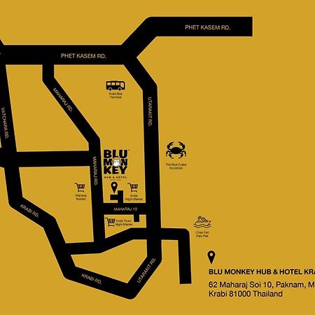 Newly Opened - Blu Monkey Hub And Hotel Krabi Town Ngoại thất bức ảnh